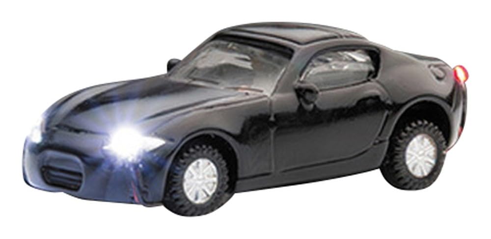 KATO N Gauge Just Plug Sports Car Black 24-681B Diorama Supplies