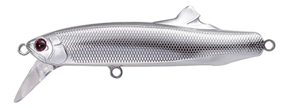 Tacklehouse Minnow Contact Fritz 4.2 inches (108 mm), 2.1 oz (60 g), Plated Silver #22 FLITZ.60 Lure