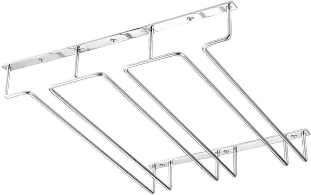 Kanda Glass Holder, Silver, 3 Layers
