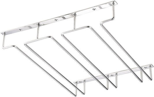 Kanda Glass Holder, Silver, 3 Layers
