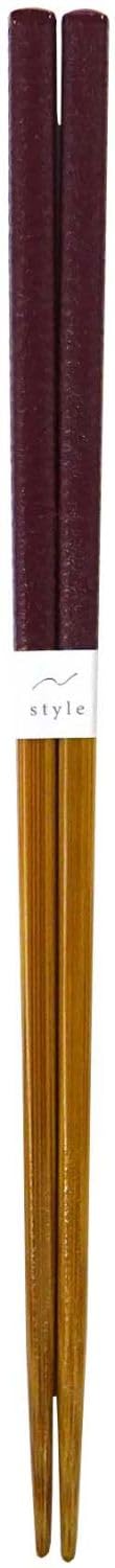 Aoba Chopsticks Dishwasher Hosenbamboo, Modern Azuki Beans, 9.1 inches (23 cm), Style Made in Japan