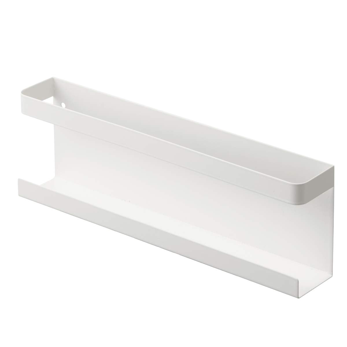 Yamazaki 5024 God Bank Holder, White, Approx. W 9.8 x D 1.6 x H 3.1 inches (25 x 4 x 8 cm), Tower Tower/Simple God Shelf, Bill Holder, Storage for Gypsum Boards, Wood Screws Included