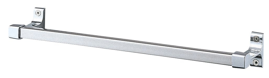 SANEI W51-457 Square Towel Rack, Stainless Steel, Screw Included, 18.0 inches (457 mm)