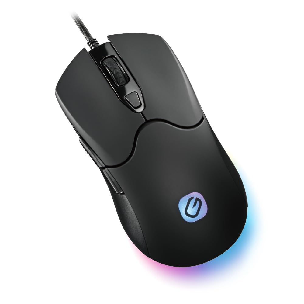OHM PCGEAR Gaming Mouse Wired USB Connection Backlit PC-SMREX202-K 01-7230 Ohm Electric