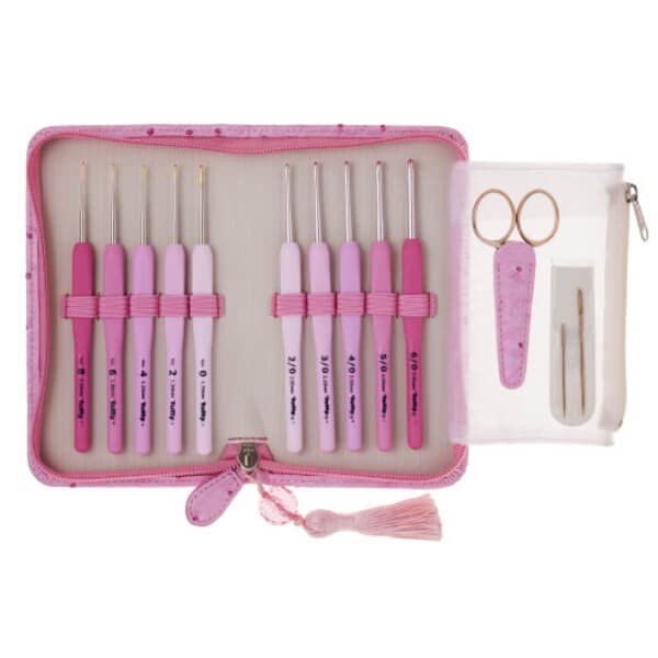 ETIMO Rose Crochet and Lace Needle Set with Cushion Grip Tulip TEL001