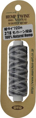Fairy Tale Art henputoxuwain Fine Type Tier Dyed Width Approx. 1.2 mm 20 m Spool Approx G, Col. 378