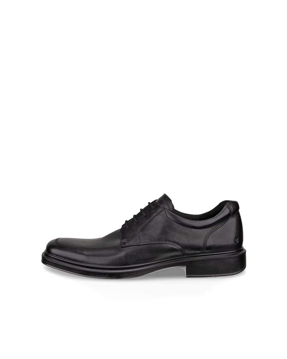 Echo 53290401001 Elliot Men's Genuine Leather Slip-on Shoes, Black, 27.5 cm 3E