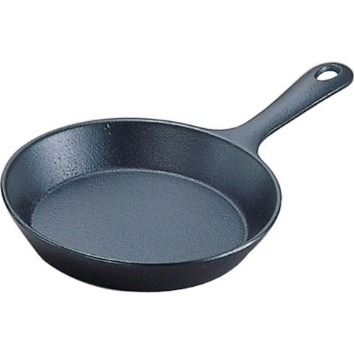 Iwachu 24014 Family Pan 14, Black Baking, Inner Diameter 5.5 inches (14 cm), Induction Compatible, Frying Pan, Nambu Ironware