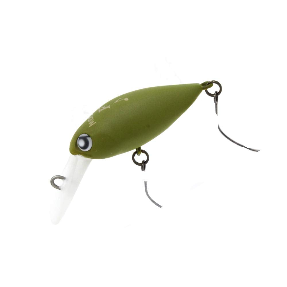 Rodiocraft Mocha Rattle DR 2 Hooks (F) #18 Yellow/Green