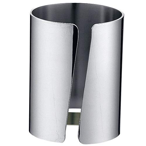 Sanho Industrial Tabletop Supplies Silver 6mm x H9cm Napkin Stand Wave A 03335010