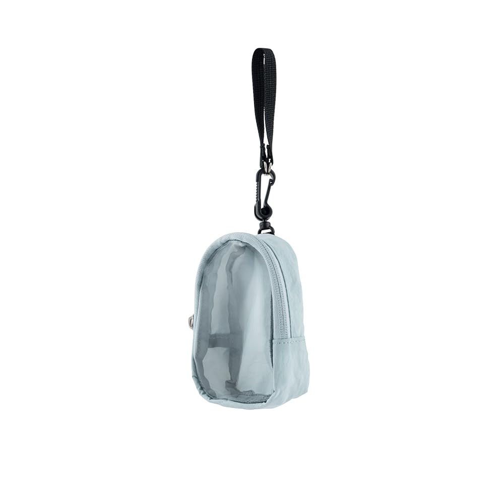 Nakabayashi Z1213 See-Through Mini Backpack, Pain Bag, Push Goods, Light Blue
