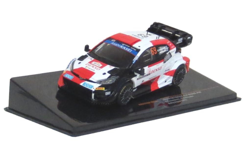 国際貿易(KOKUSAI BOEKI) International Trade KB Model 1/43 Toyota GR Yaris Rally 1 3rd Place 2023 Rally Japan #69 K.Rovanpera Finished Product RAM24SP-001D