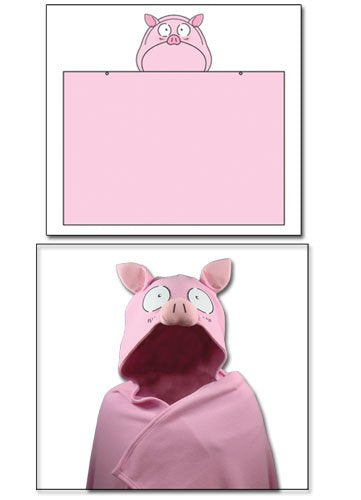 Accel World 34016 Haru Hoodie Blanket, One Size, Pink