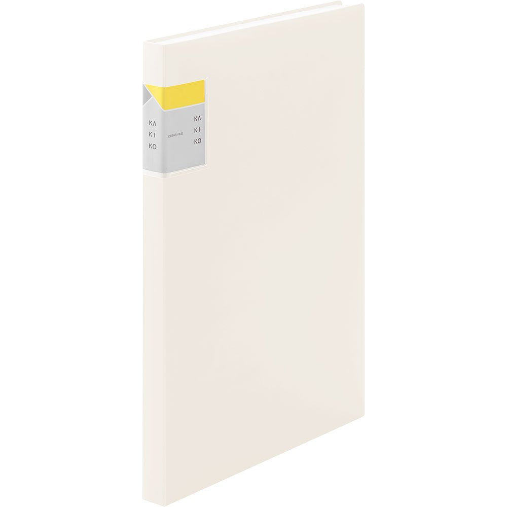 King Jim Clear File, Kakiko, A4 Size, White