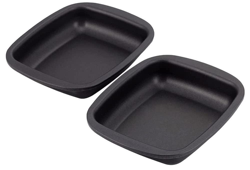Shimomura Planning Grill Pan, Morning Pan, Set of 2 (Made in Japan), Fish Grill, Toaster Compatible, Easy to Make 1 Item, Fluorine Processed, Non-Sticking, Grill Tray, Time-saving Cooking, Hamburg,