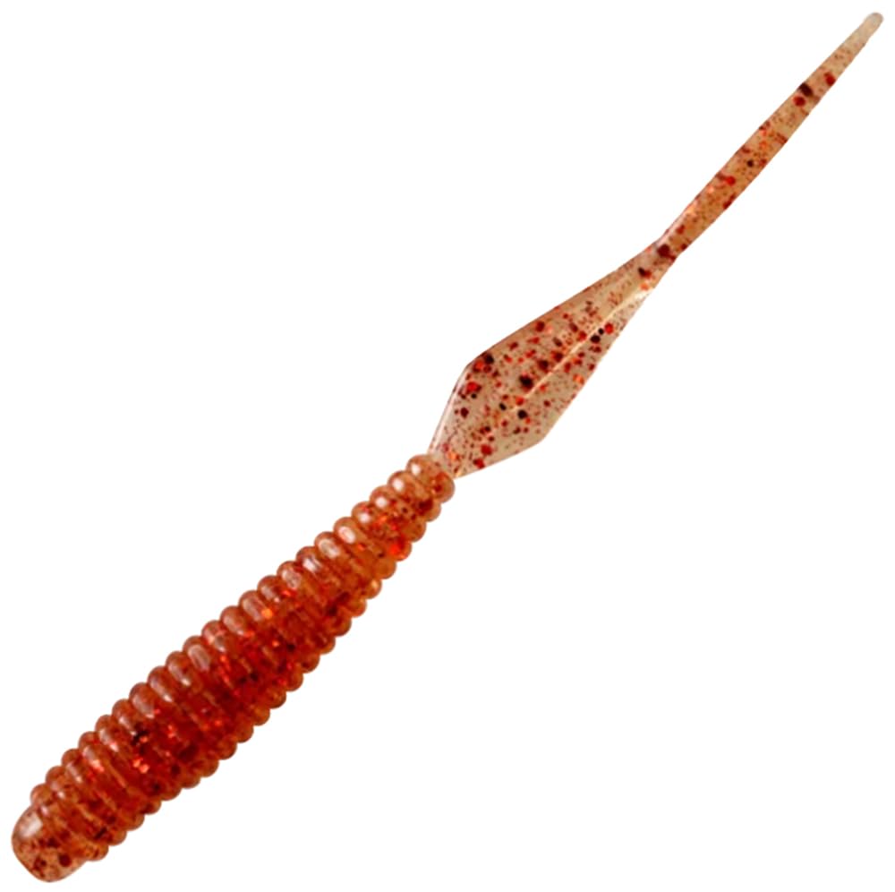 HARIMITSU MBW05 Worm Bootie Shake 2.5-Inch Clear Krill #04