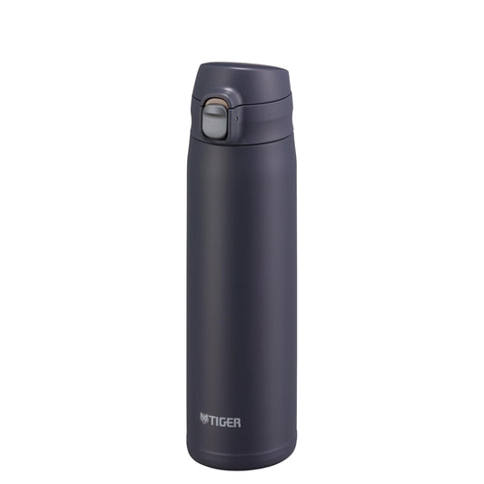 TIGER MTR-W075AA Water Bottle, 25.6 fl oz (750 ml), One Push Stainless Steel Bottle, Easy to Drink Design, Includes Lid and Seal for Easy Washing, Easy to Wash 2 Pieces, Easy Cap, Vacuum Insulated,