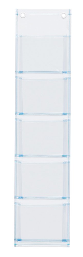 Saki Wall Pocket, Clear, Size: 7.9 x 33.5 inches (20 x 85 cm)