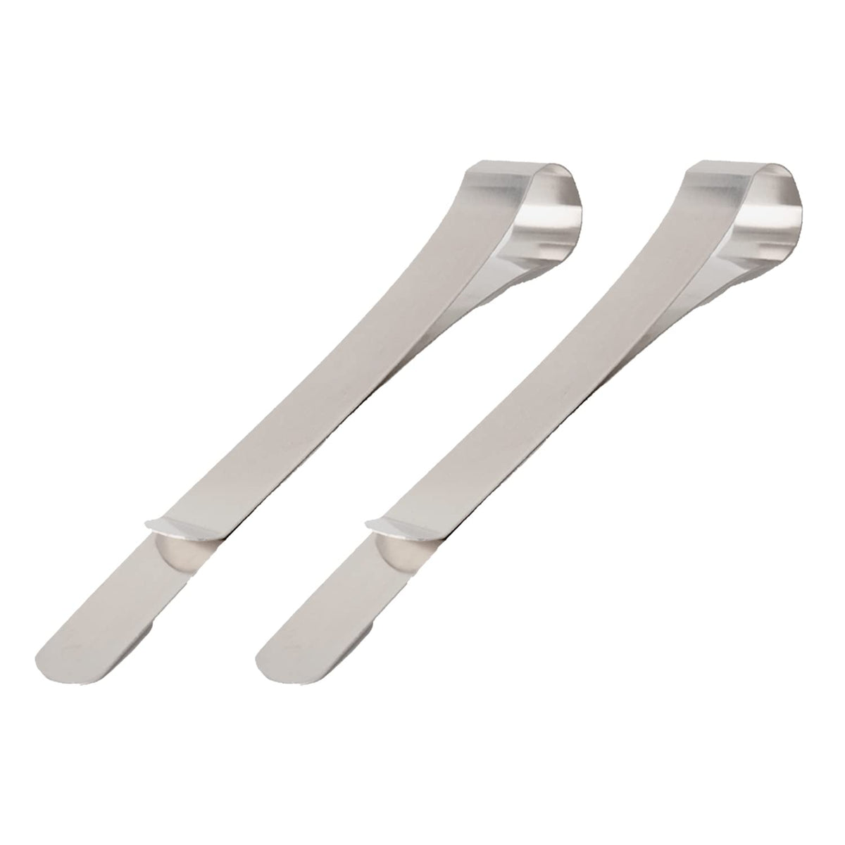 Slip-On Stainless Steel Clasp, Large, Set of 2, DAS-2501 Clip, Simple, Documents, Organization, Office, Fixtures, Stainless Steel