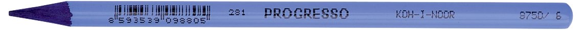 Koh-I-Noor 8750 Woodless Coloured Pencil - Cobalt Blue (Box of 12)