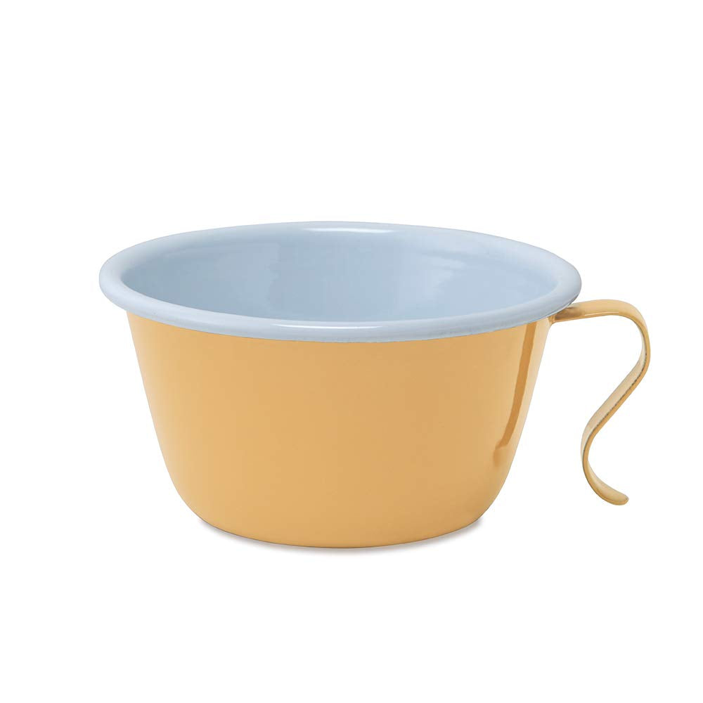 POSH Living 63780 POMEL Stacking Cup, Honey, Size: Approx. W 4.9 x D 4.3 x H 2.2 inches (12.5 x 11 x 5.5 cm)
