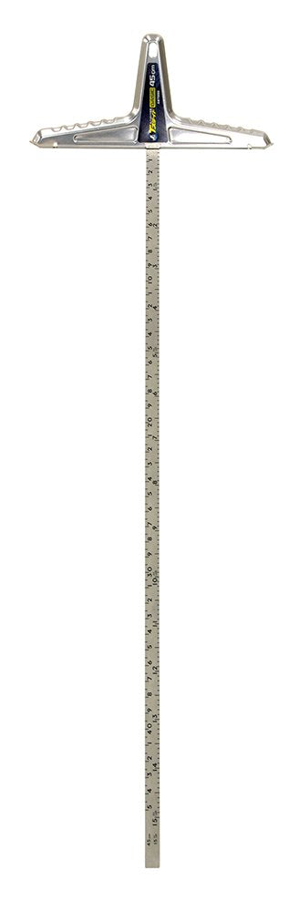Shinwa Sokutei 73593 Circular Saw Guide Ruler, T-Slide Basic, Combination Scale, 17.7 inches (45 cm)