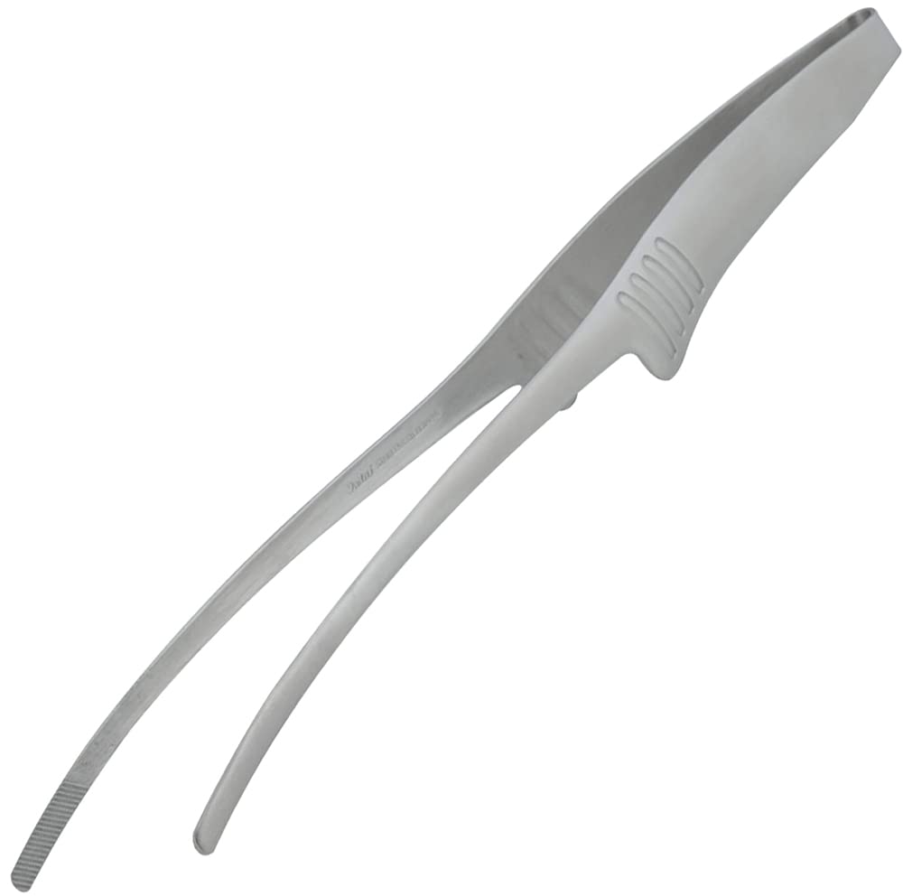 Shimomura Planning 43142 Easier to Use than Vegetable Chopsticks, Large [Made in Japan], Dishwasher Safe, Floating Tip, Slim and Easy to Grab, Anti-Slip, Grasping, Stainless Steel, Total Length: 11.4