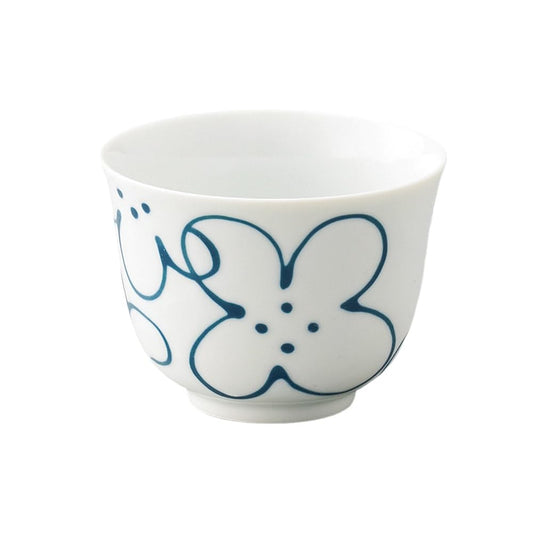 Ale-net Teacup Sencha Bowl, Sencha Bowl, 3.1 x 2.4 inches (8 x 6 cm), 5.1 fl oz (150 cc), Hanamonsencha, Dishwasher Safe, Microwave Safe, Mino Ware, Made in Japan