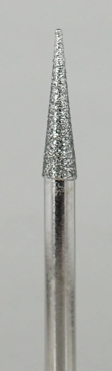 Argofile DEP2046 Electrodeposited Diamond Bit, Long Triangle, 0.1 inch (2.5 mm) x 0.4 inch (10.5 mm) #200 Shaft Diameter 0.09 inch (2.34 mm) (Pack of 2)