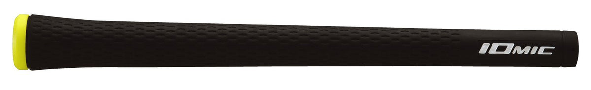 IOMIC Golf Grip Sticky1.8 Standard M60 with Backline Black Sticky Grip Series Base: Black End: Yellow M60
