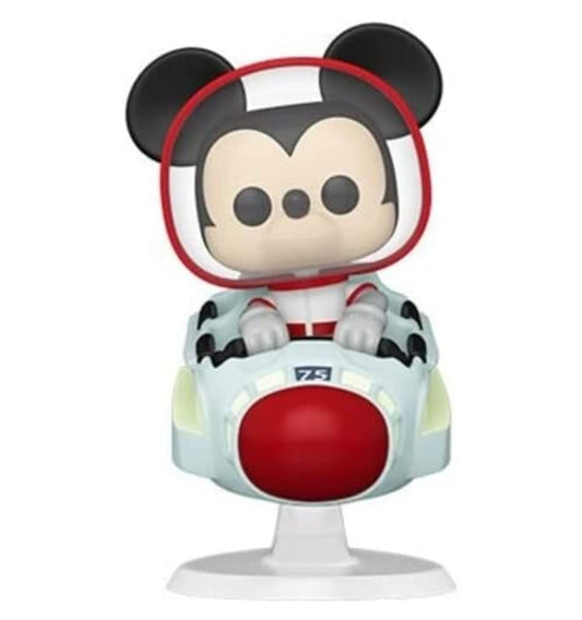 Funko POP Ride Super Deluxe Disney: Walt Disney World 50th - Mickey at The Space Mountain Attraction, Multicolor, Standard, (45343)