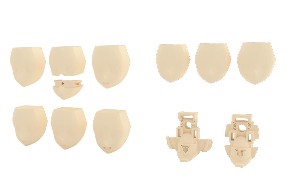 KOTOBUKIYA Megami Megami M.S.G 03 – Face Set, Skin Colour, Total Height Approximately 19 mm, Plastic Model 1/1 Scale
