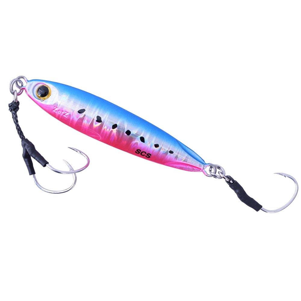 Palms SCS-30 Metal Jig Lure Slow Blatt Cast Slim 30 Blue Pink