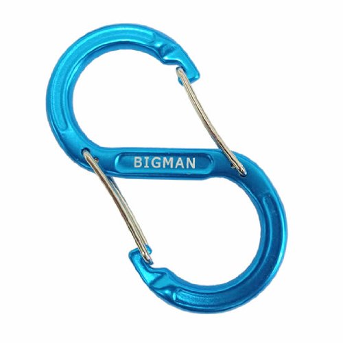 BIGMAN Carabiner Blue AFC6-8BL