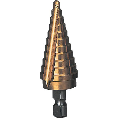 TRUSCO Nice Mighty Step Drill(Titanium Cobalt High Speed Steel) NMS-25G