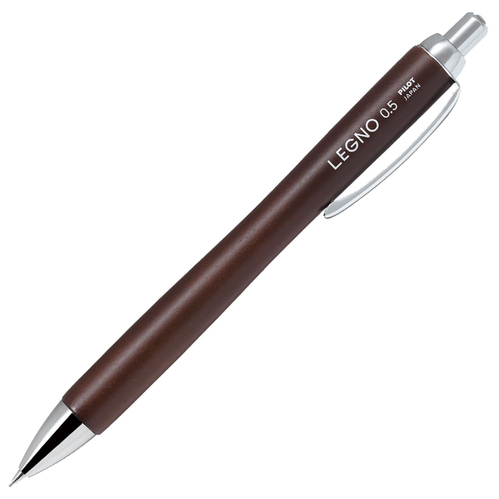 Pilot Mechanical Pencil, Legno, Dark Brown, 0.5mm (HLE-1SK-DBN)