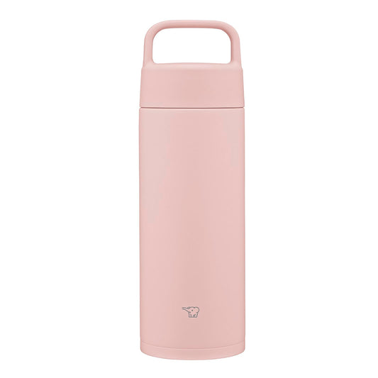 Zojirushi SM-RS50-PA Stainless Steel Mug, Water Bottle, 16.9 fl oz (500 ml), Handle Type, Dishwasher Safe, Seamless Stop, Only 2 Cleaning Points, Pink