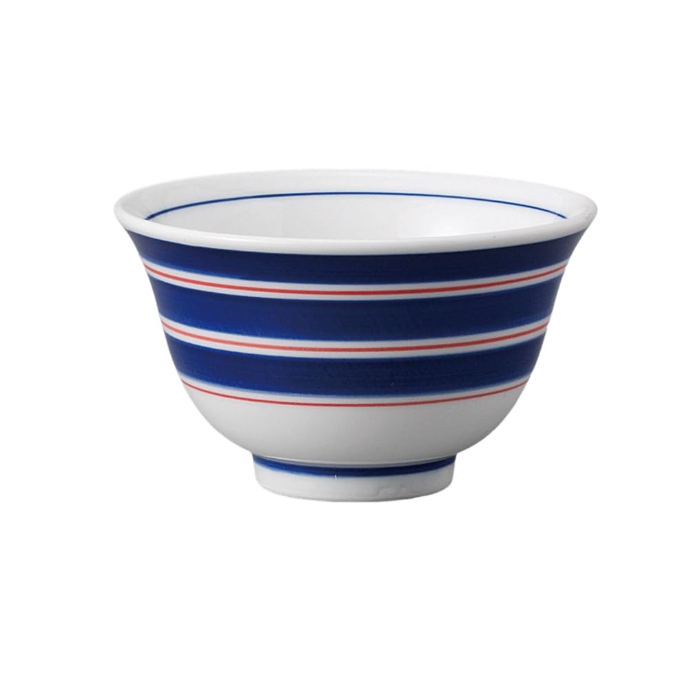 Ale-net Teacup Sencha Bowl, 3.6 x 2.2 inches (9.2 x 5.7 cm), 6.3 fl oz (160 cc), Uzumaki Anti-Sencha (Navy), Dishwasher Safe, Microwave Safe, Mino Ware, Made in Japan
