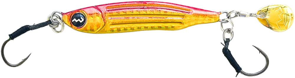 MARUSHINGYOGU Dragon Direct Den Jig, Sea Wave, Red Gold, 1.1 oz (30 g)