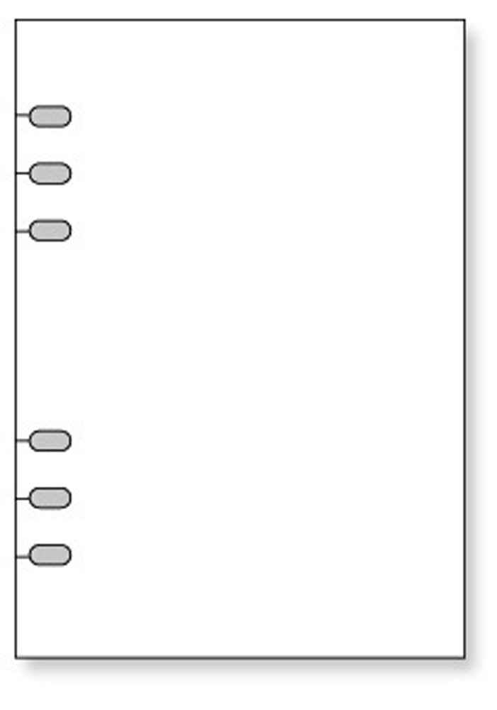Raymay Fujii WWAR401 System Notebook Refill Keyword Guide Protector A5