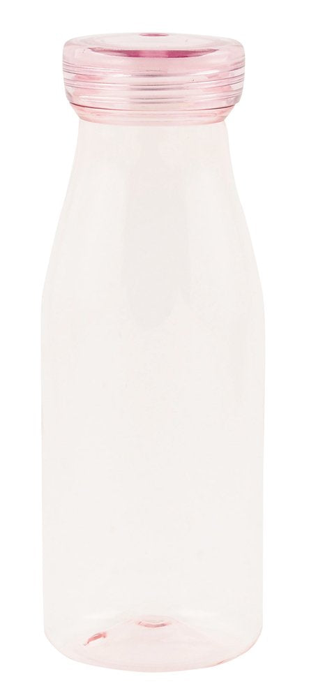 Pearl Metal HB-3725 Water Bottle, 19.7 fl oz (550 ml), Clear Pink, Plastic, Aqua Bottle, Clear Assist