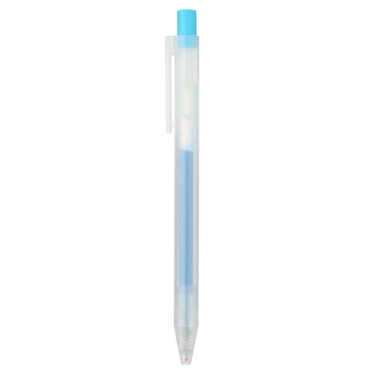 Muji Sarasara Gel Ink Retractable Ballpoint Pen 0.5mm Water Blue 02794125