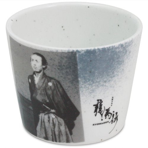 Ranchant Ryumaden Logo Soba Inoguchi (Soba Chocolate, 7.8 fl oz (220 cc), Multi, Φ3.3 x 2.7 inches (8.5 x 6.8 cm), Sakamoto Ryoma Hasami Ware Made in Japan