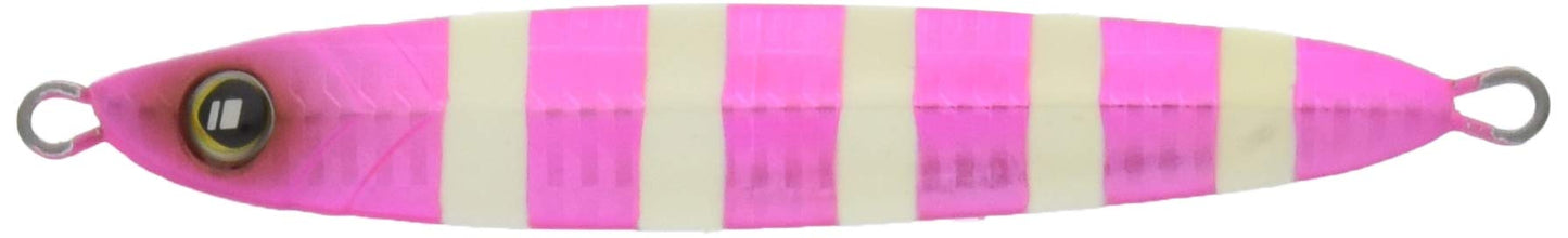 Major Craft Metal Jig, Tajigi Dojo Slow Fall Jig, TJD SLOW-150#2, ZEBLA Pink, 5.3 oz (150 g)