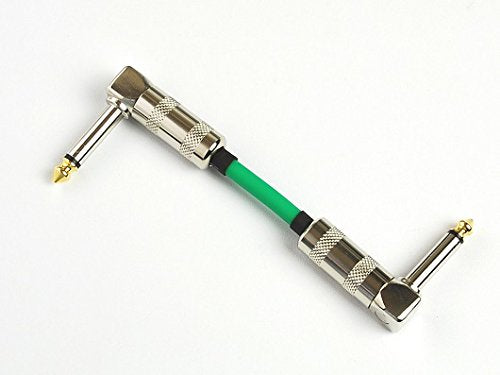 Cana of [Canare GS – 6] 8 cm L – L Shape (Crank) Patch Cable (Green)