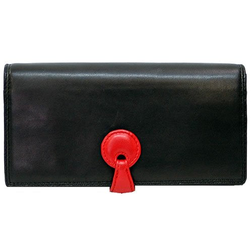 [Hydrocarbon] arukan Long Wallet Women's Accordion Rum Point 1011693 - red -