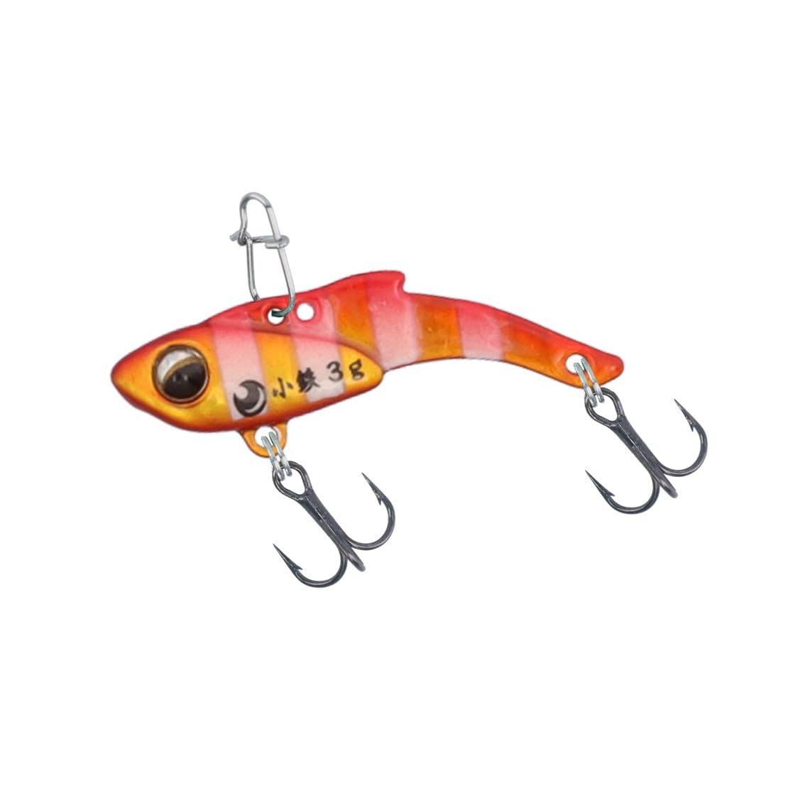 DAIWA Tsukiza Bijin Small Iron Lure, 0.2 oz (7 g), Akakin Zebra