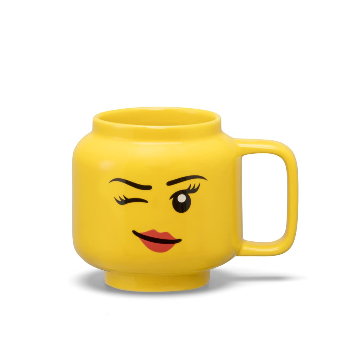 LEGO Ceramic Mug Small - Winking Girl - 255 ml Cup for All Ages