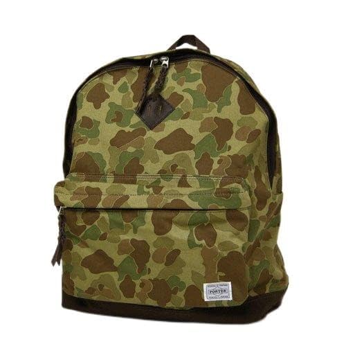 [essensyarudezainzu X Porter] Essential Designs X Porter Camouflage Series Rucksack Daypack e1133802 - beige -