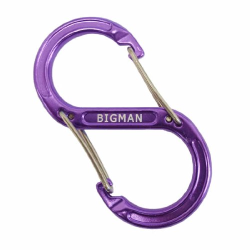 BIGMAN Carabiner Purple AFC6-8PL